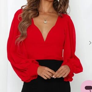 Hello Molly “Night Train Crop Top”